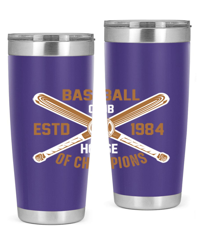 Baseball 1443#- baseball- Tumbler