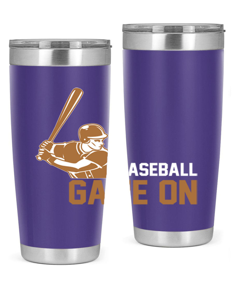 Baseball game 1446#- baseball- Tumbler