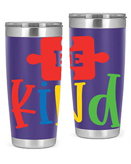 Be Kind Style 9#- autism- Tumbler