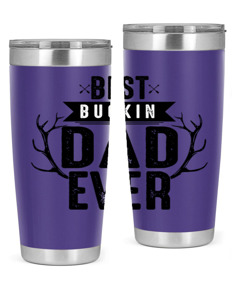 Best Buckin Dad ever 48#- dad- Tumbler