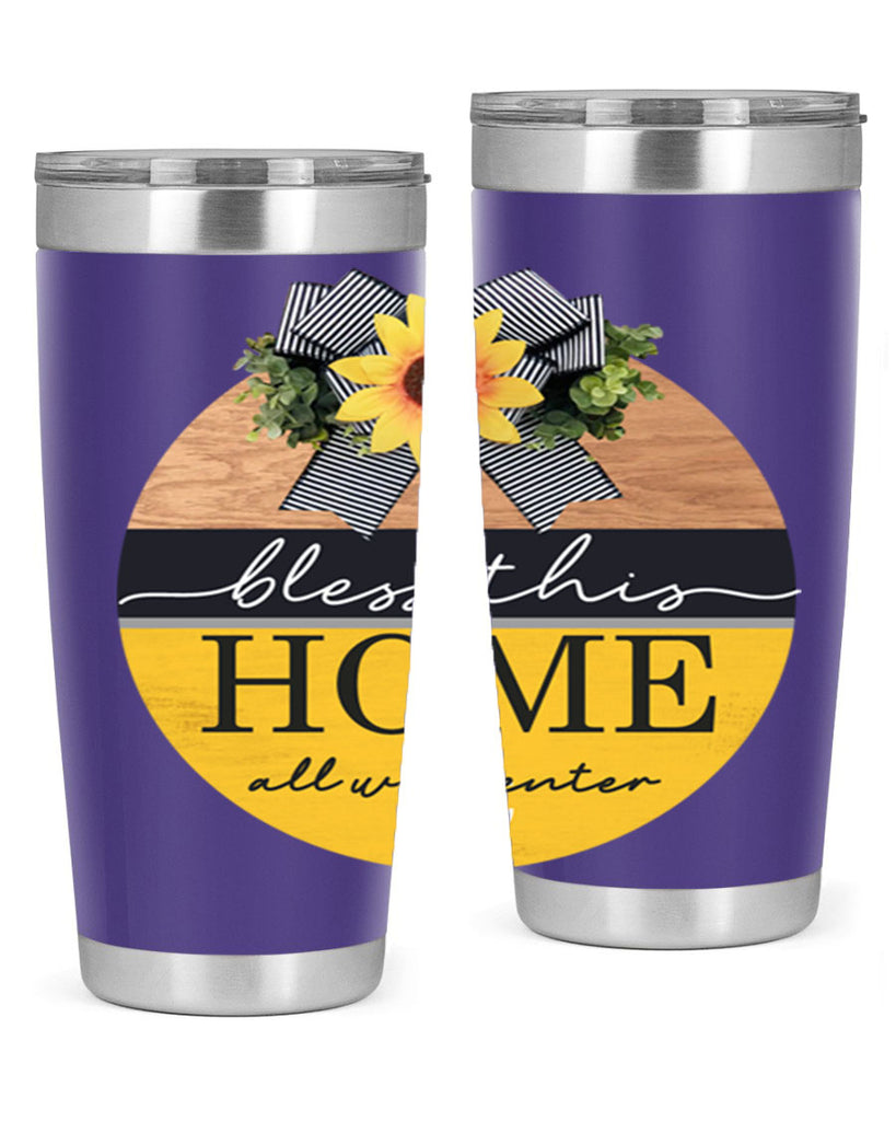 Bless this Home and all Mockup56#- spring- Tumbler
