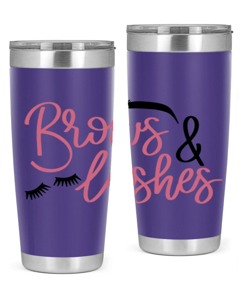 Brows Lashes Style 122#- make up- Tumbler
