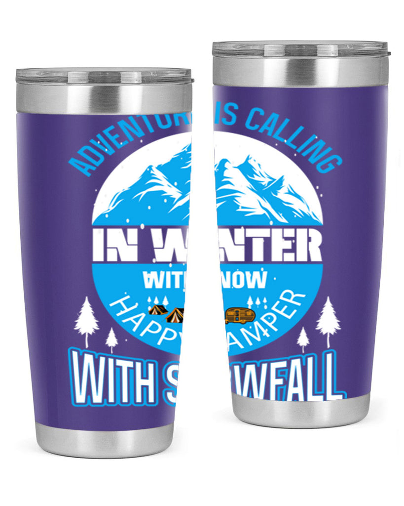 Camping Winter 39#- winter- Tumbler
