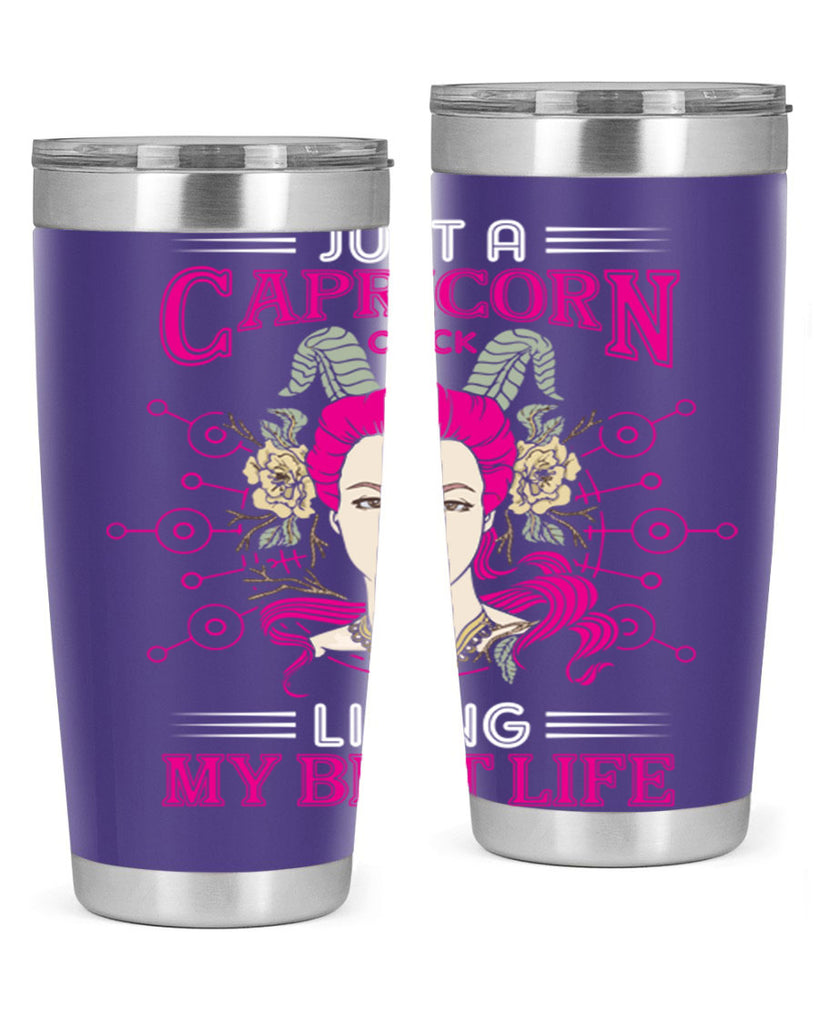 Capricorn chick 193#- zodiac- Tumbler