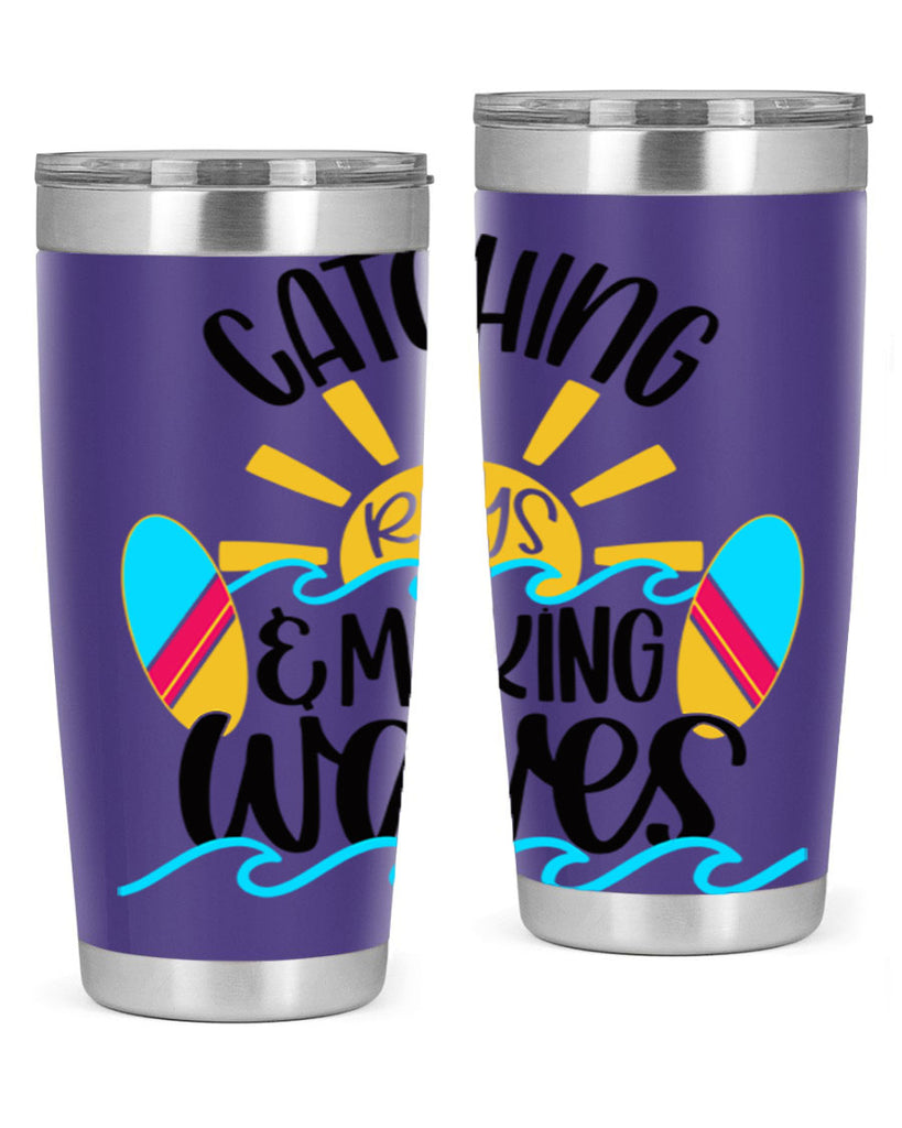 Catching Rays Making Waves Style 49#- summer- Tumbler