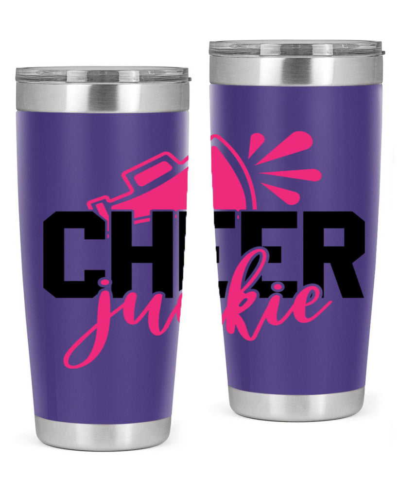 Cheer junkie 1390#- cheer- Tumbler