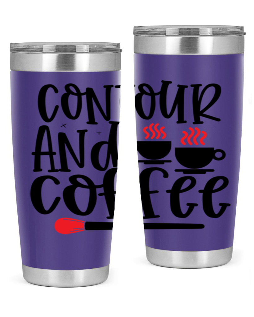 Contour And Coffee Style 242#- make up- Tumbler