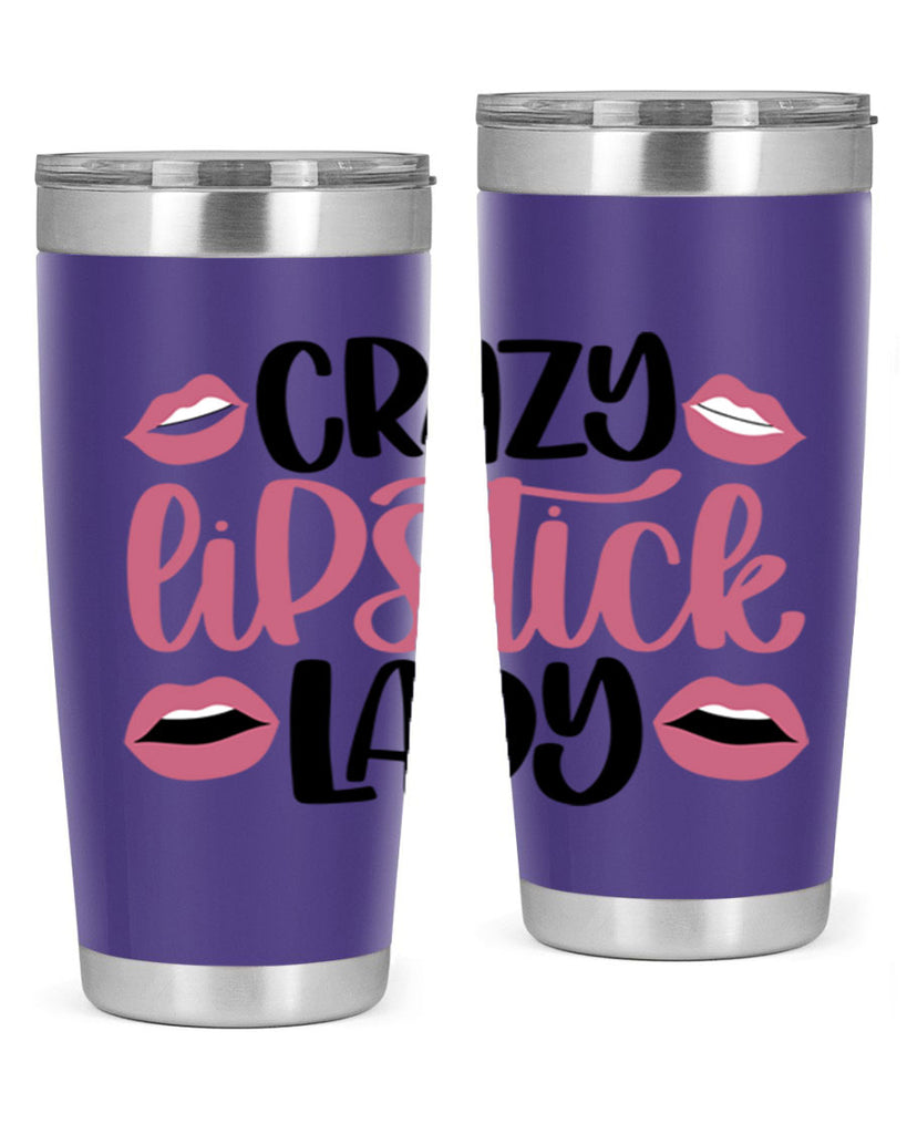 Crazy Lipstick Lady Style 107#- make up- Tumbler