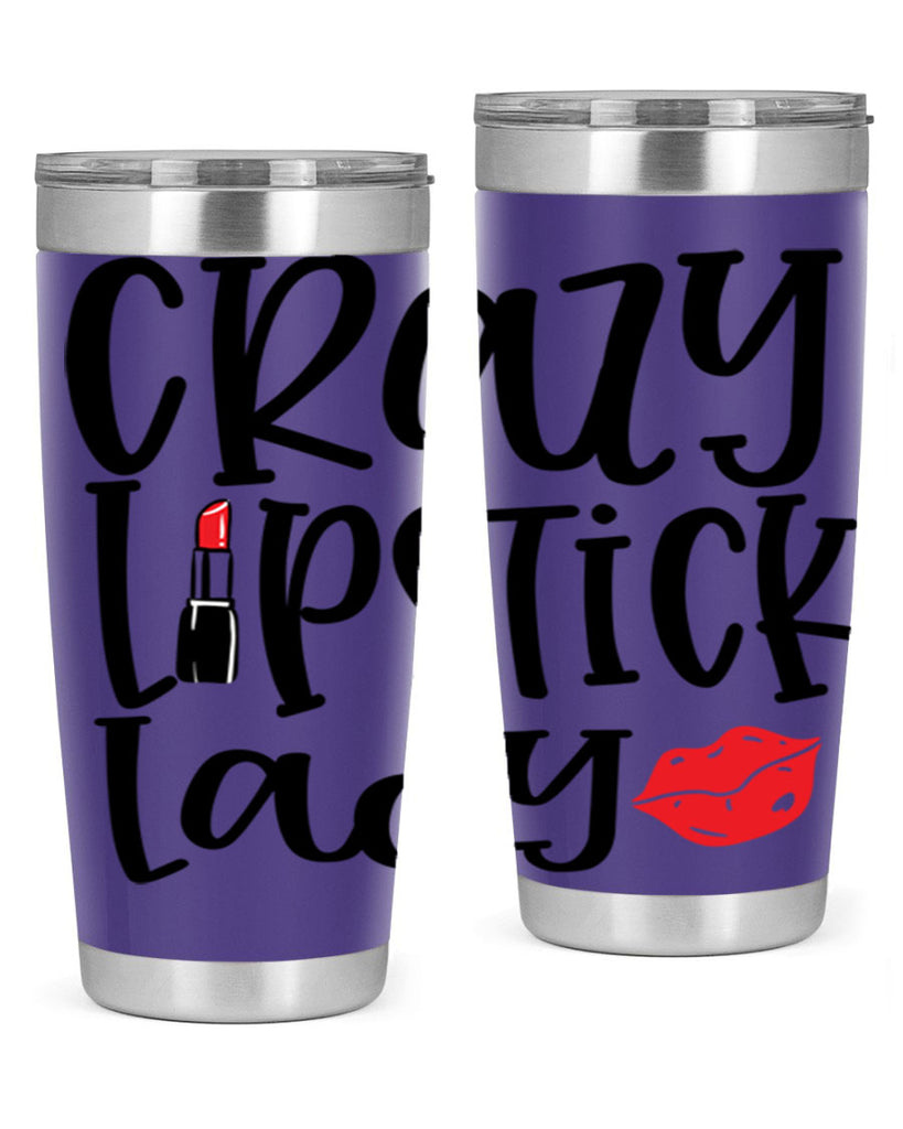 Crazy Lipstick Lady Style 240#- make up- Tumbler