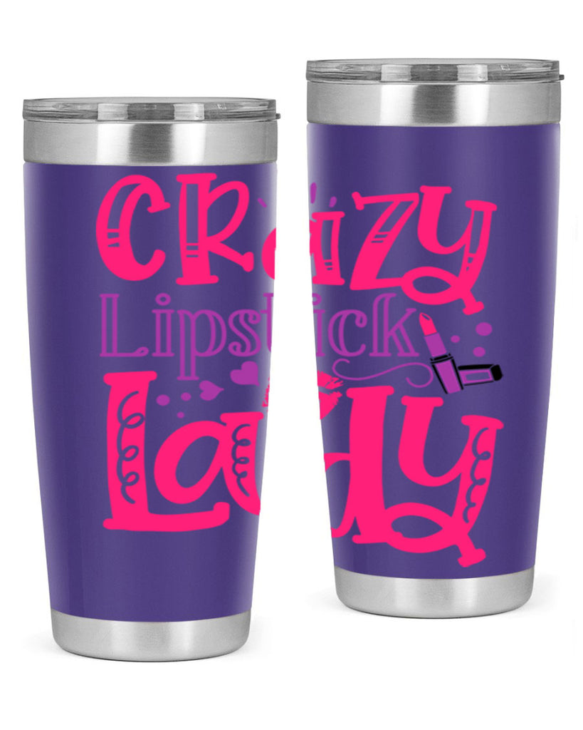 Crazy Lipstick Lady Style 241#- make up- Tumbler
