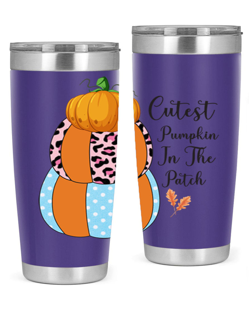 Cutest Pumpkin in the Patch 64#- fall- Tumbler