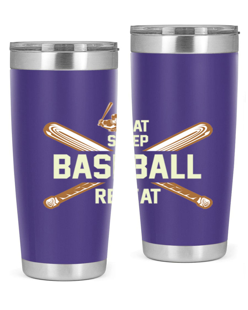 Eat 1285#- baseball- Tumbler