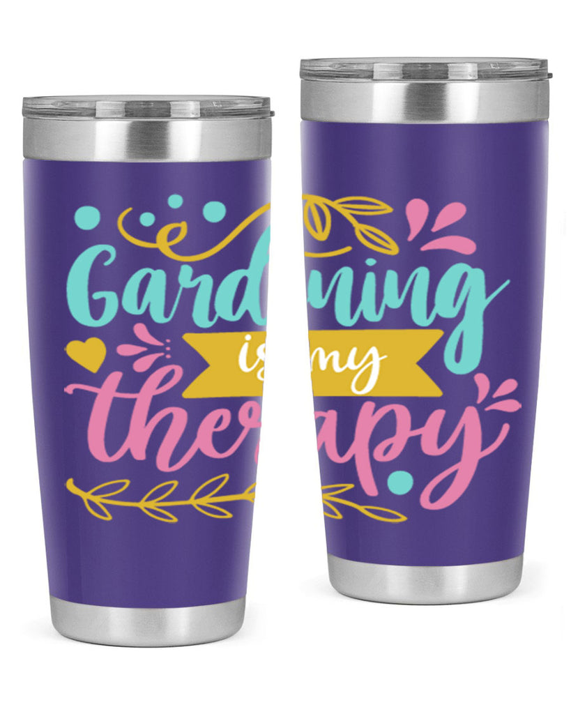 Gardening is my therapy Style 66#- summer- Tumbler