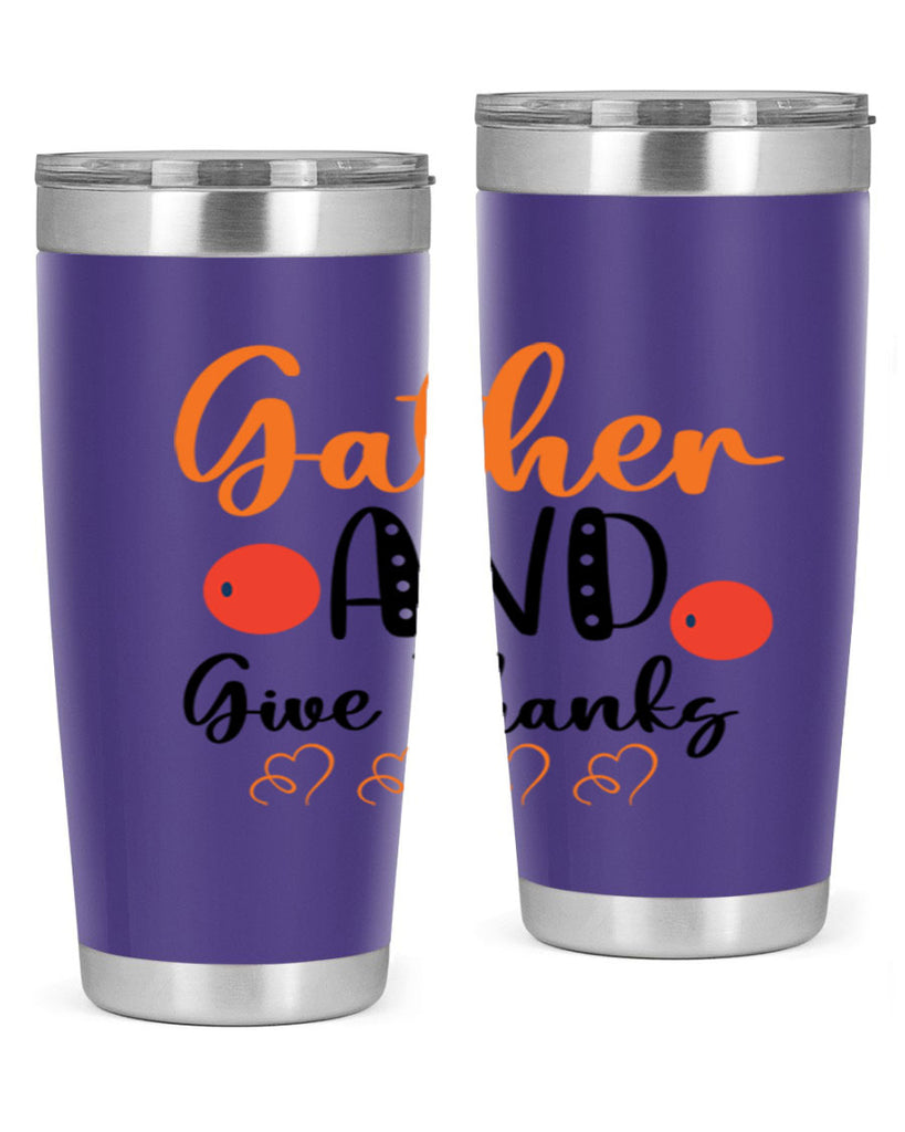 Gather And Give Thanks 188#- fall- Tumbler