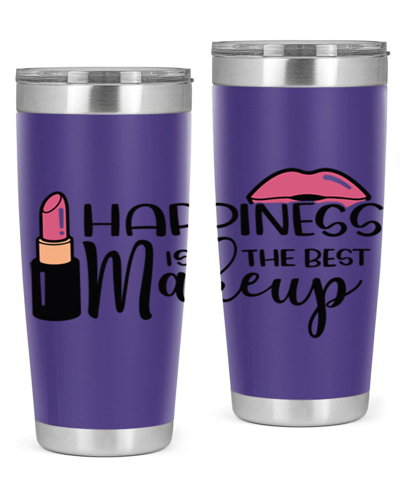 Happiness Is The Best Makeup Style 93#- make up- Tumbler