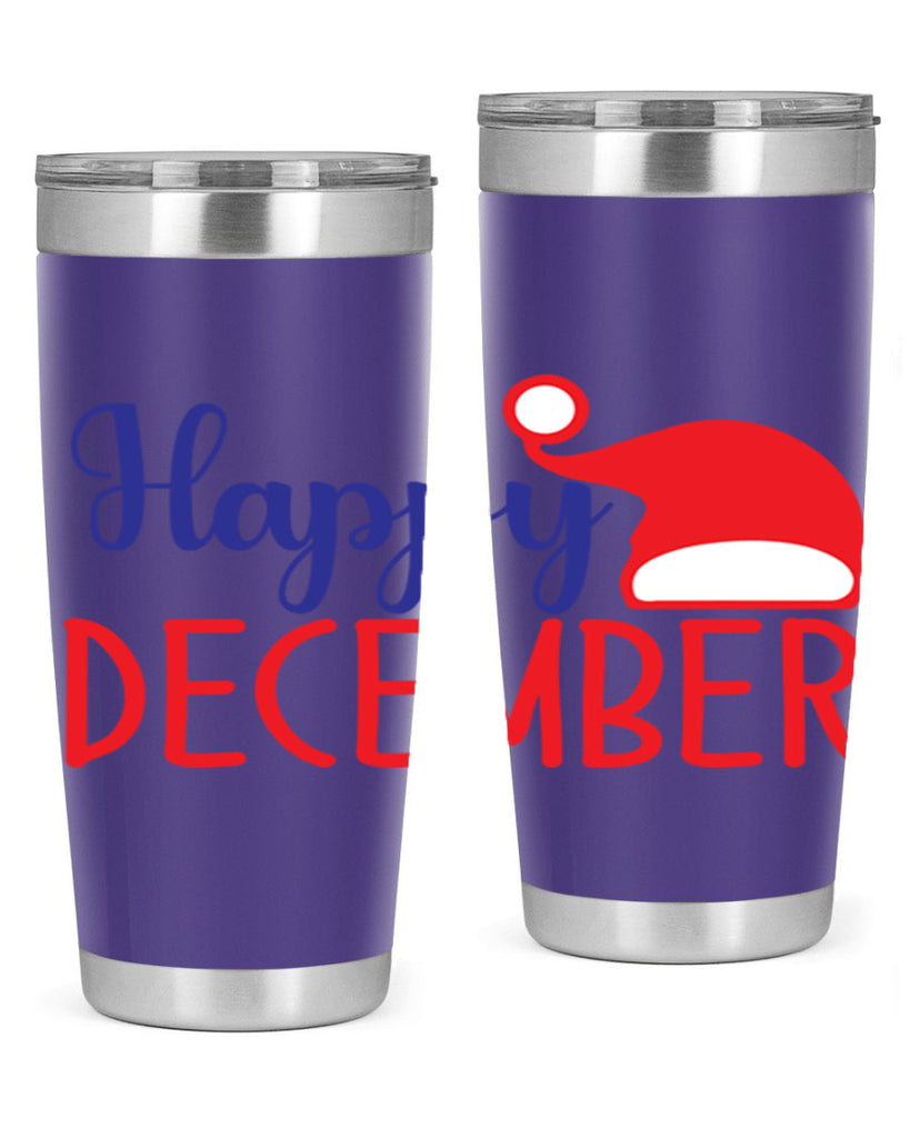 Happy December 135#- winter- Tumbler