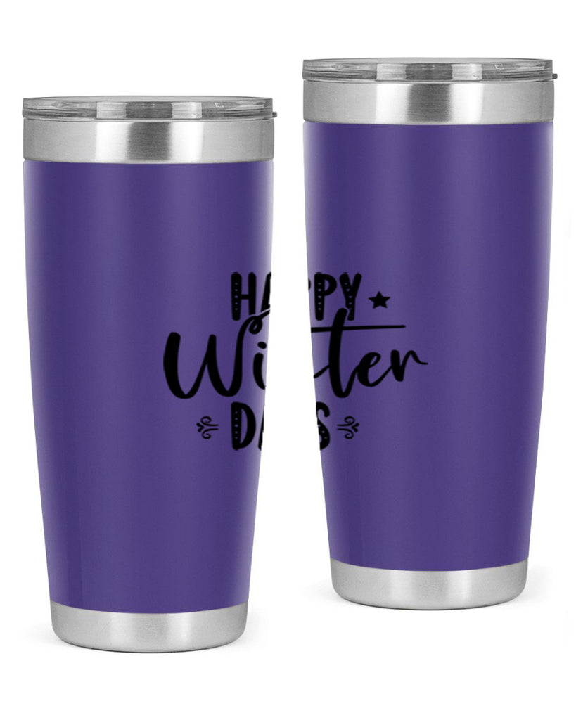 Happy Winter Days 124#- winter- Tumbler