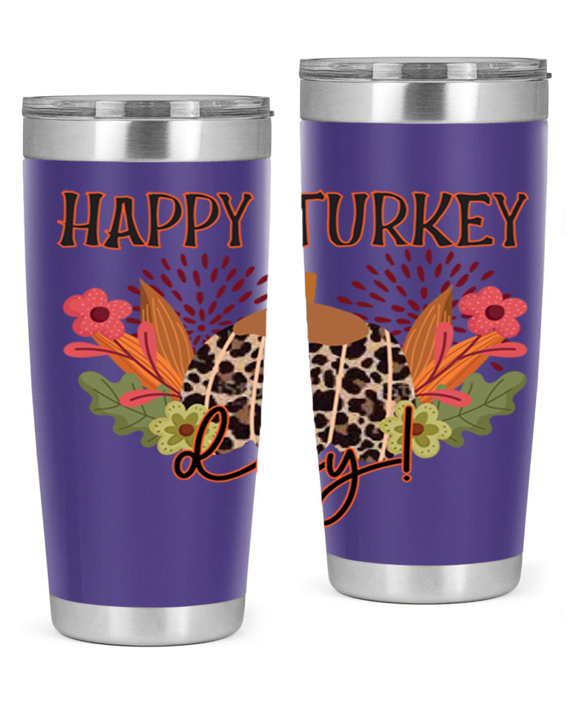 Happy turkey day 253#- fall- Tumbler