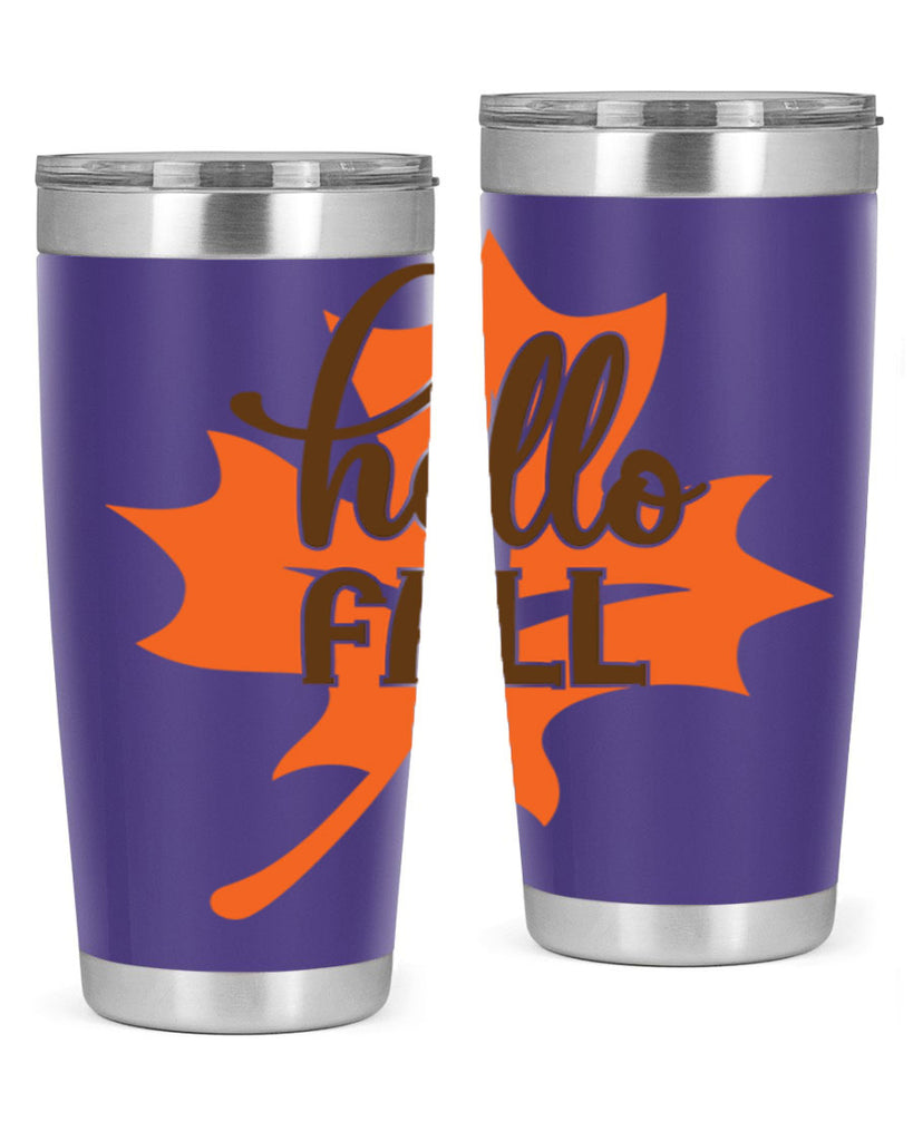 Hello Fall 273#- fall- Tumbler