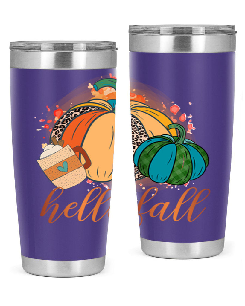 Hello Fall 282#- fall- Tumbler