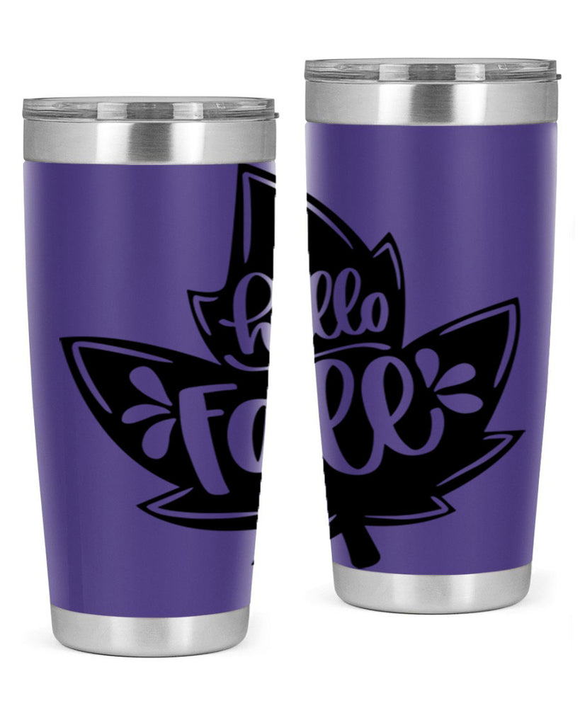 Hello Fall 494#- fall- Tumbler