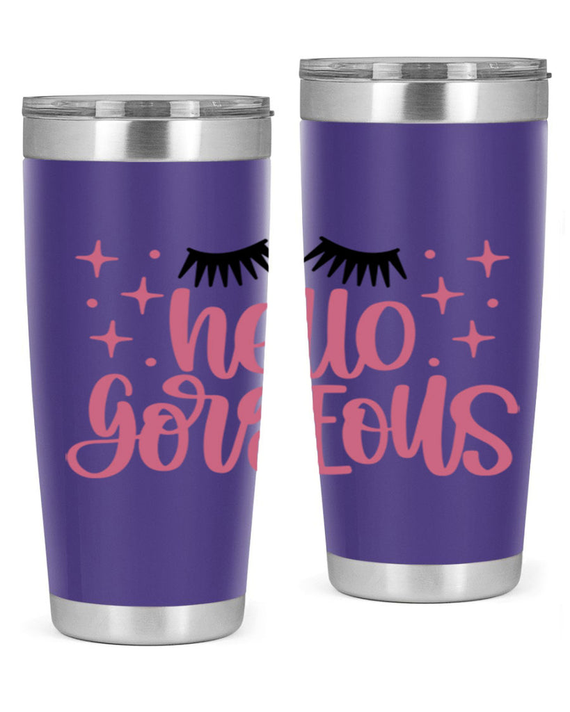 Hello Gorgeous Style 89#- make up- Tumbler