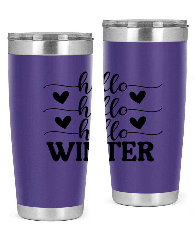Hello Winter 167#- winter- Tumbler