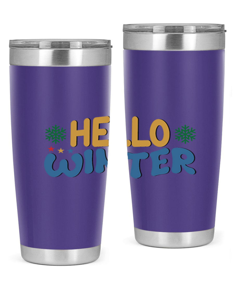 Hello Winter 181#- winter- Tumbler