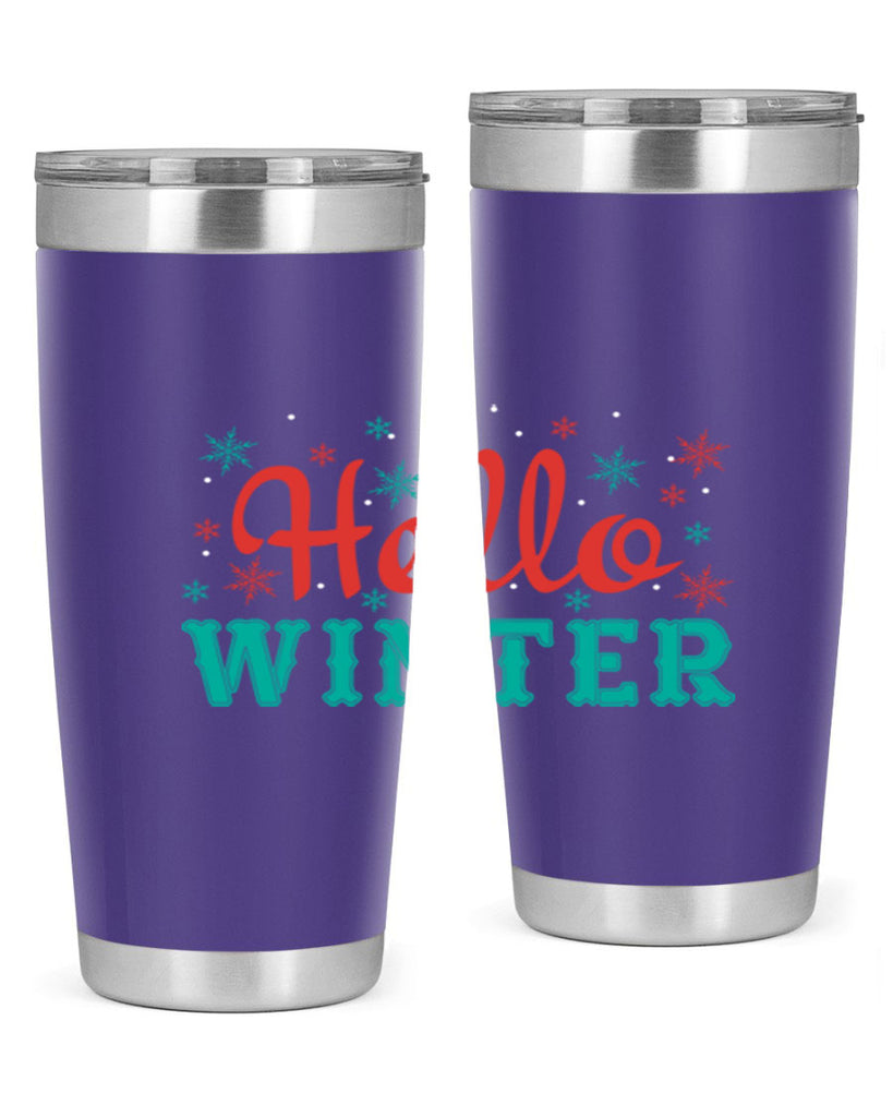 Hello Winter 182#- winter- Tumbler