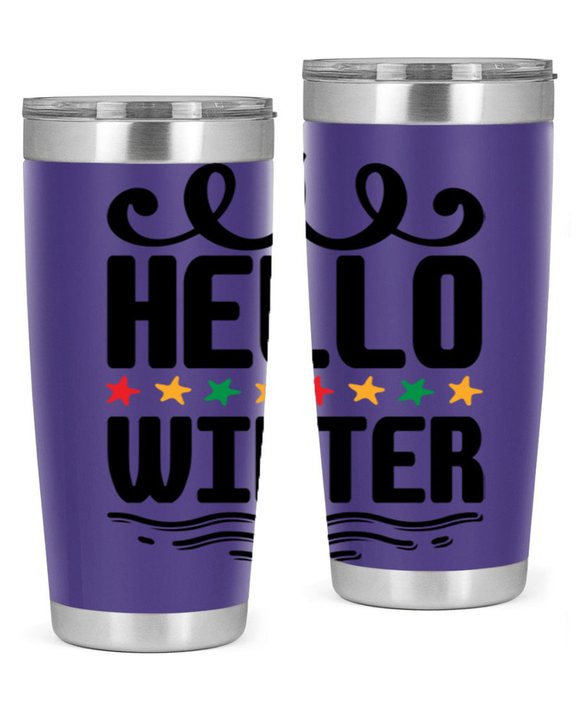 Hello Winter 185#- winter- Tumbler