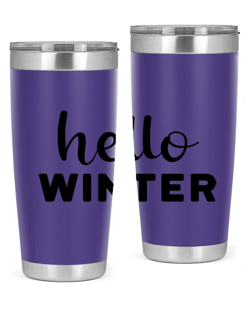 Hello Winter 186#- winter- Tumbler