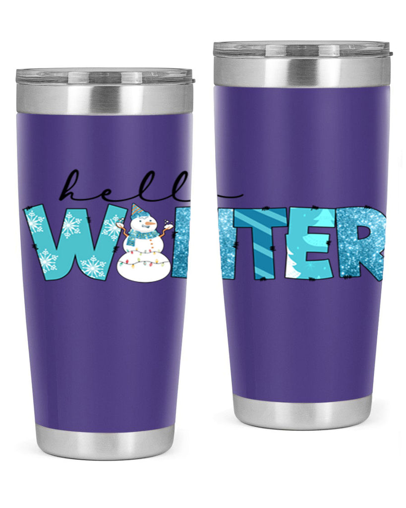 Hello Winter 188#- winter- Tumbler