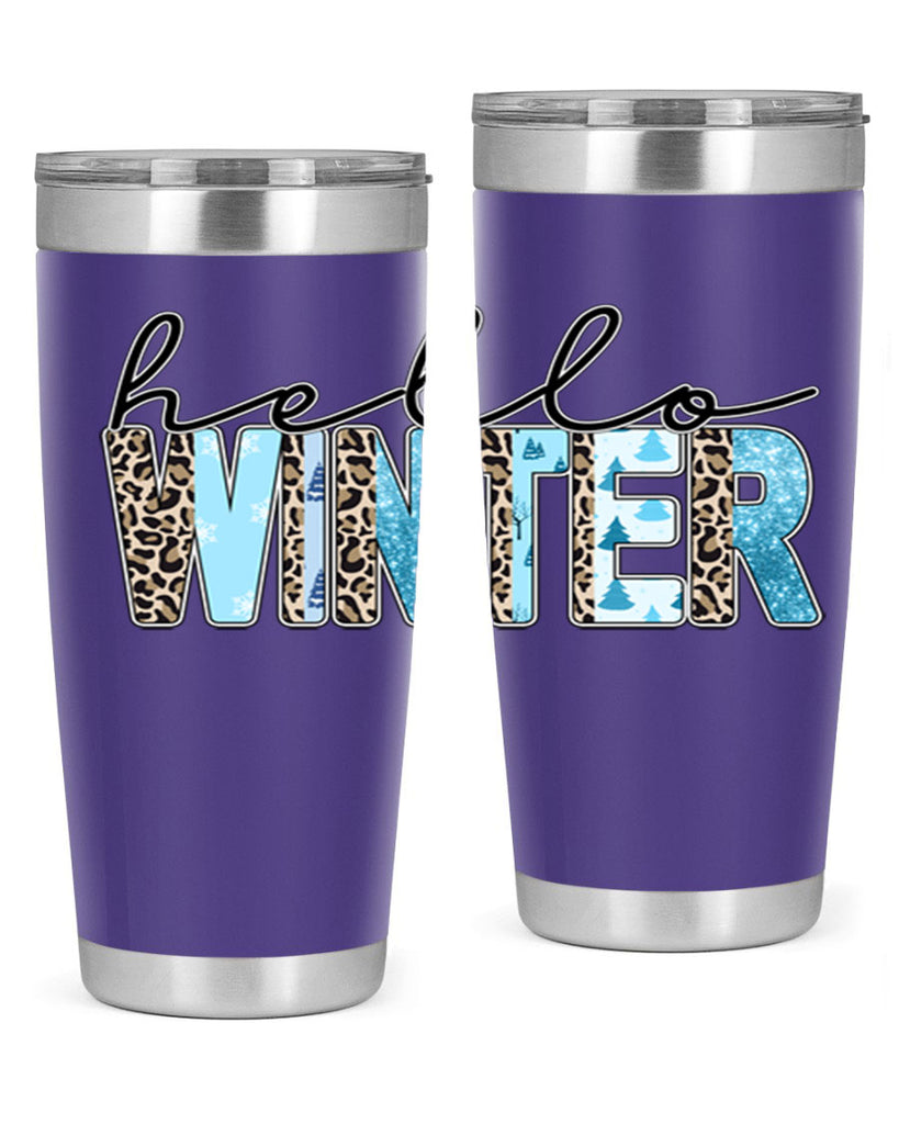 Hello Winter 189#- winter- Tumbler