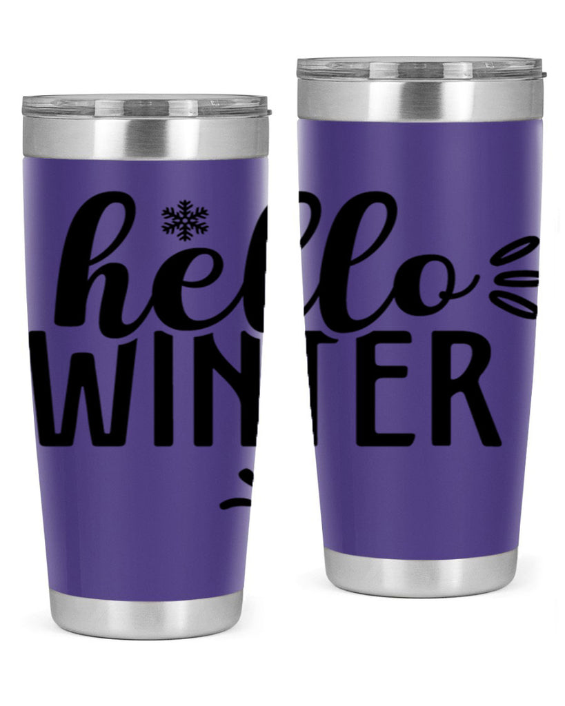Hello Winter171#- winter- Tumbler