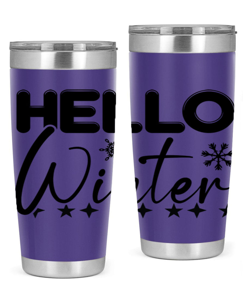 Hello winter 183#- winter- Tumbler
