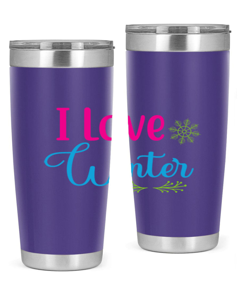 I Love Winter 225#- winter- Tumbler