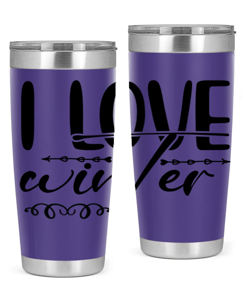 I love winter 243#- winter- Tumbler