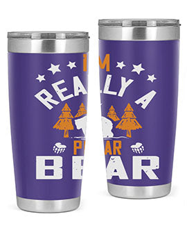 I'm really a polar bear 17#- Bears- Tumbler