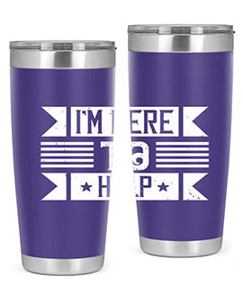 Im Here to Help Style 46#- volunteer- Tumbler