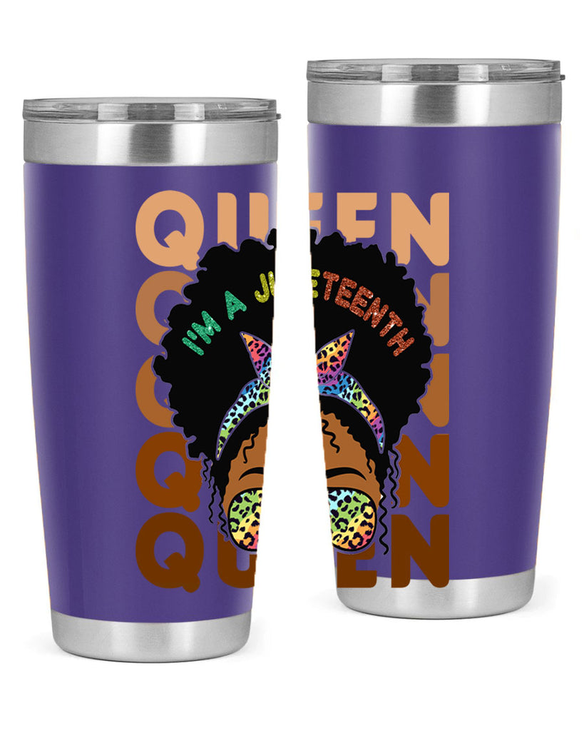 Juneteenth Queen Swag Black Melanin Png 26#- Juneteenth- tumbler