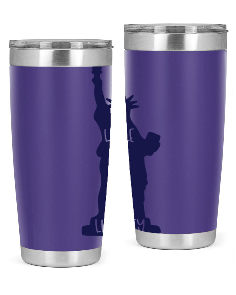 Little Miss Liberty Style 163#- Fourt Of July- Tumbler