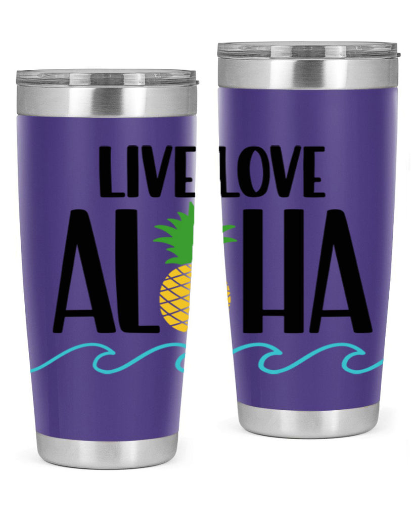 Live Love Aloha Style 30#- summer- Tumbler