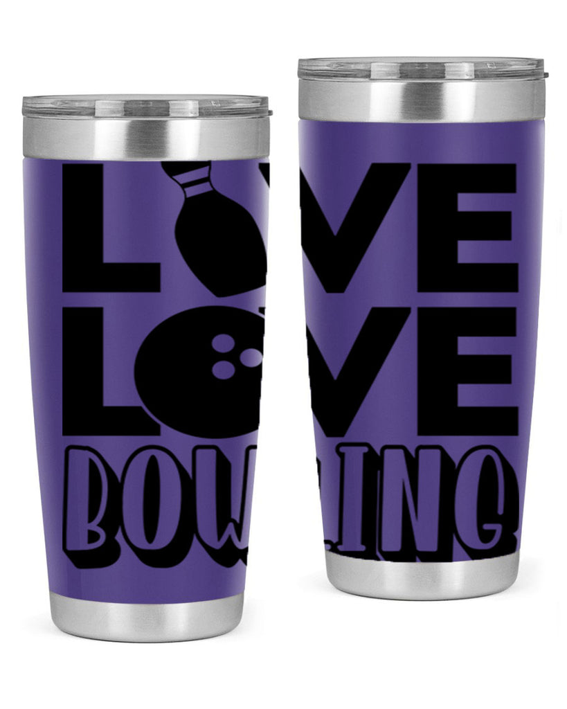 Live Love Bowling 833#- bowlig- Tumbler