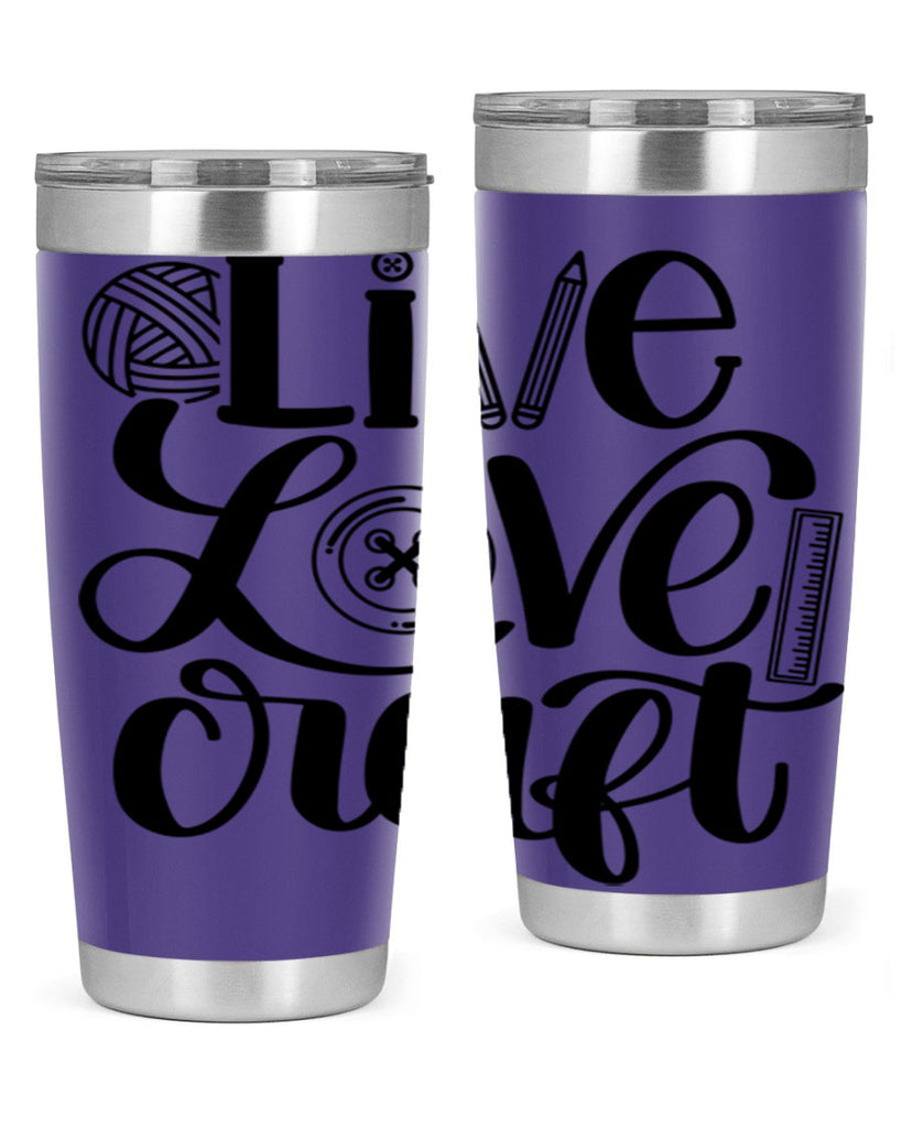 Live Love Craft 14#- crafting- Tumbler