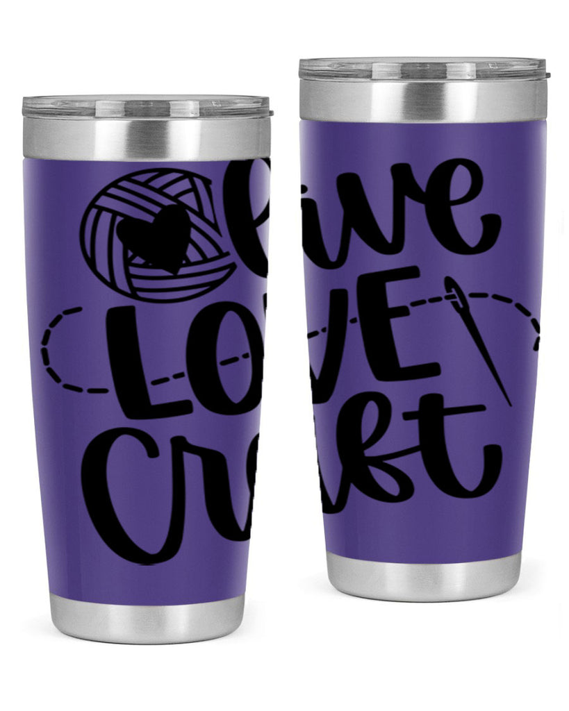 Live Love Craft 15#- crafting- Tumbler