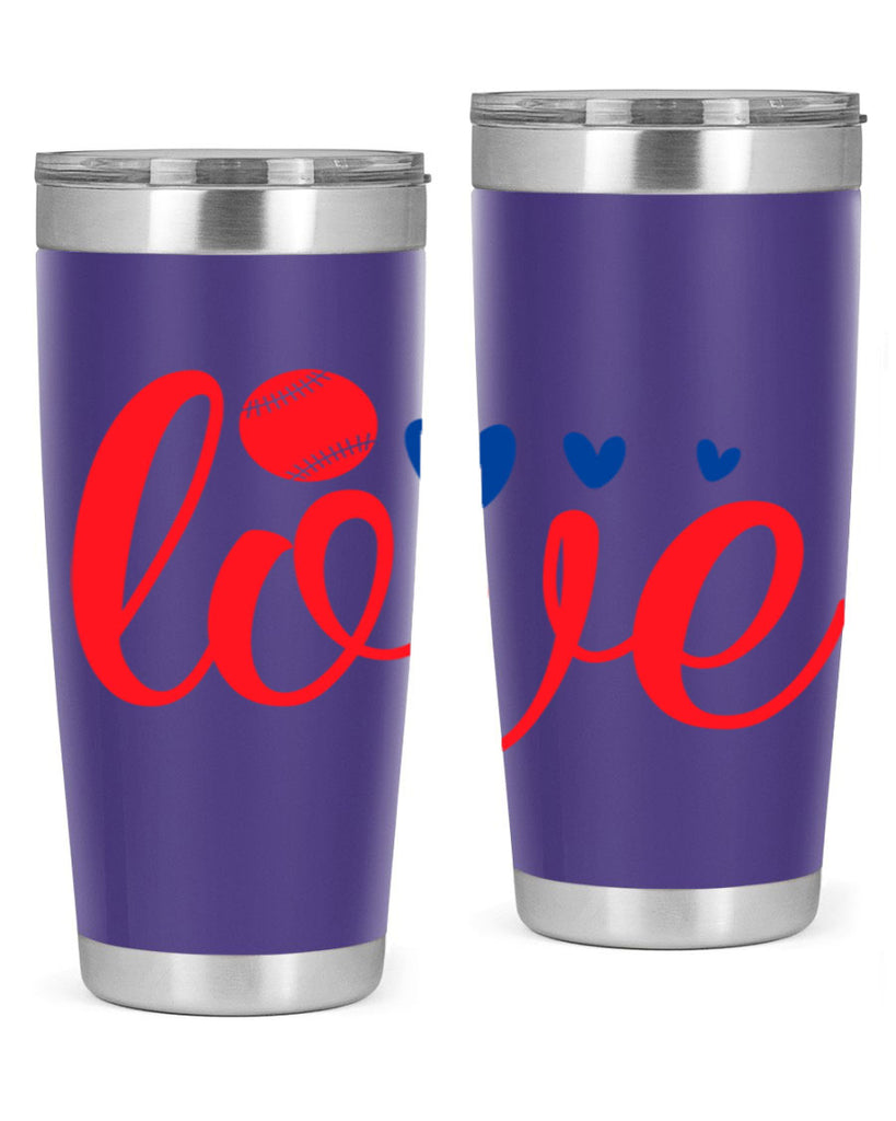 Love 2052#- baseball- Tumbler