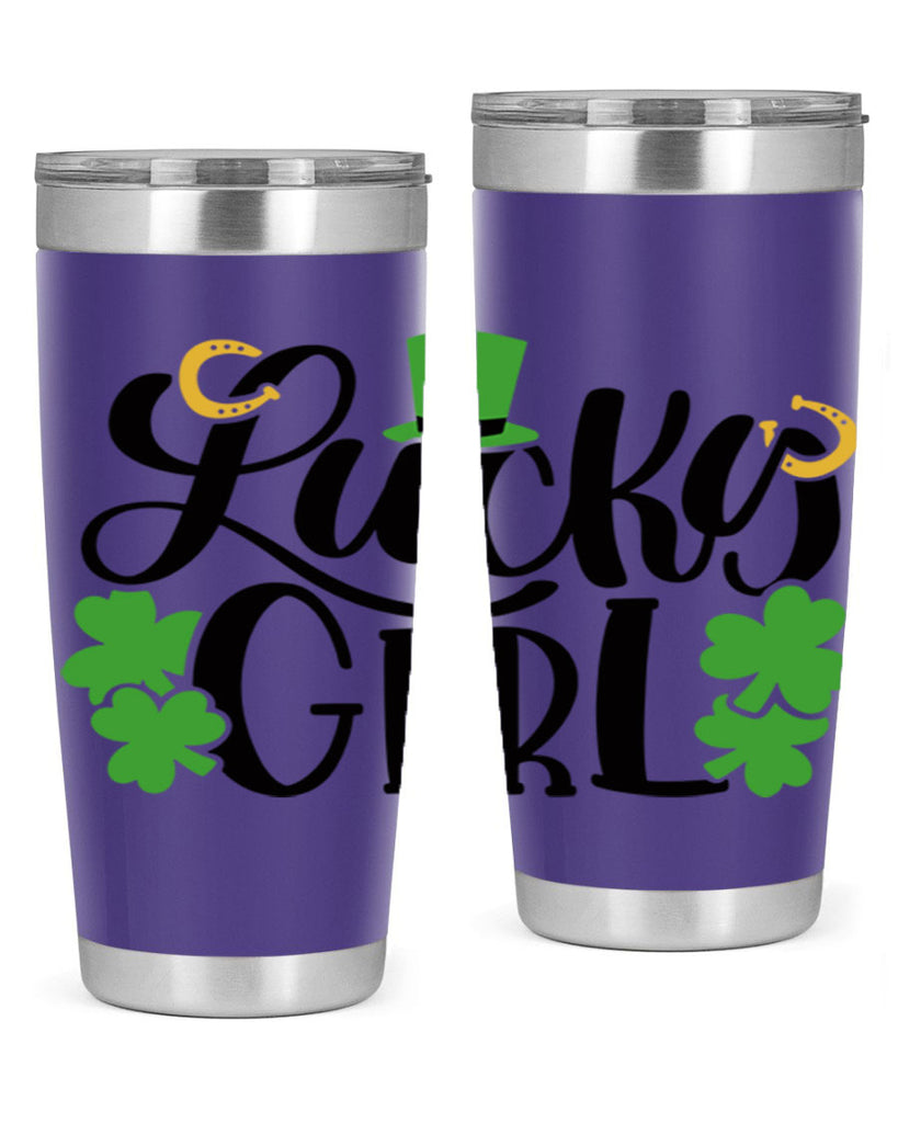Lucky Girl Style 56#- St Patricks Day- Tumbler