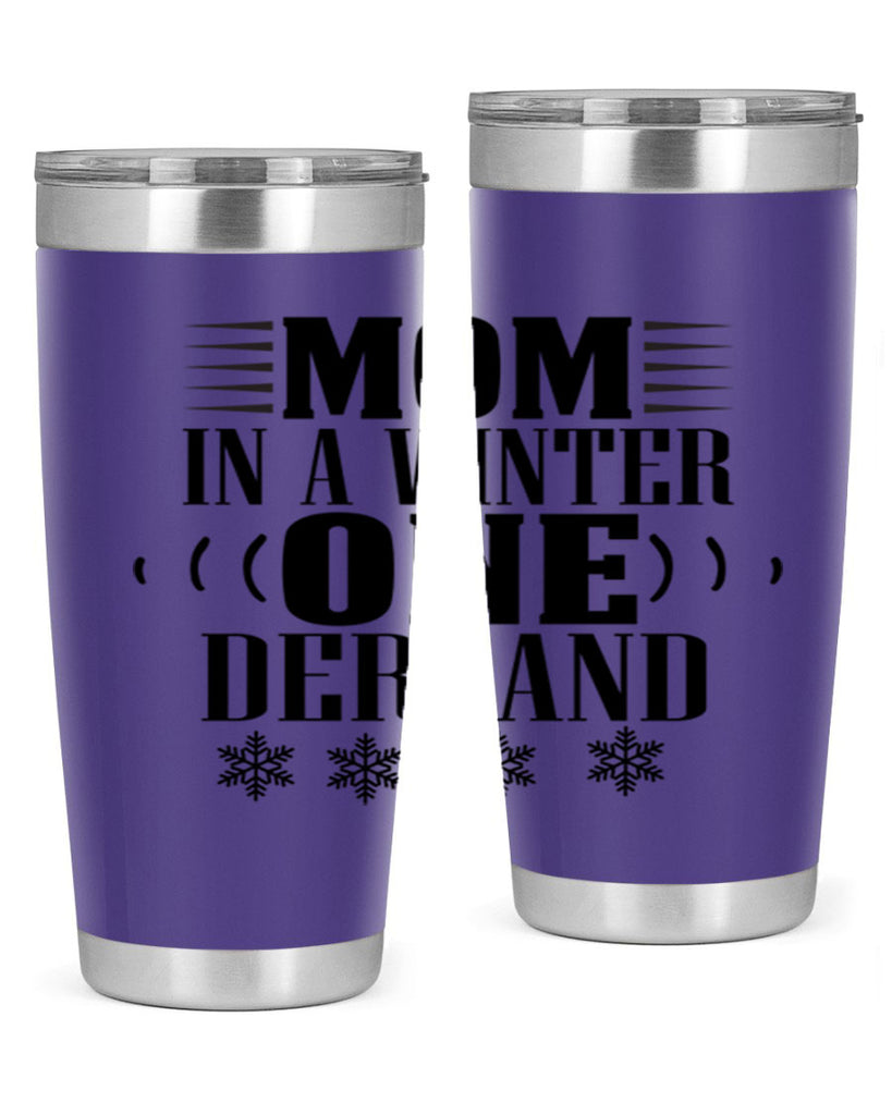MOM IN A WINTER ONE DERLAND 322#- winter- Tumbler