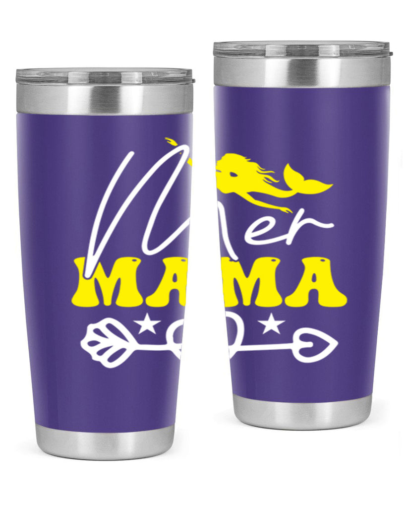 Mer Mama 332#- mermaid- Tumbler