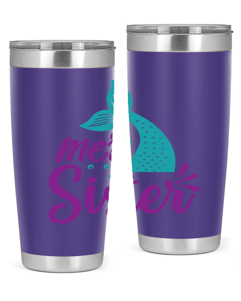 Mer Sister 346#- mermaid- Tumbler